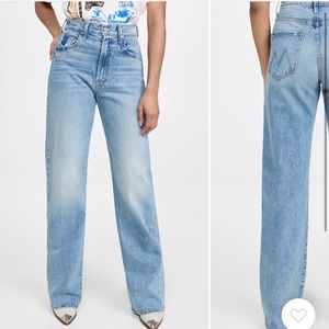 MOTHER Lasso Heel Jeans, Left in the Dust, Size 27